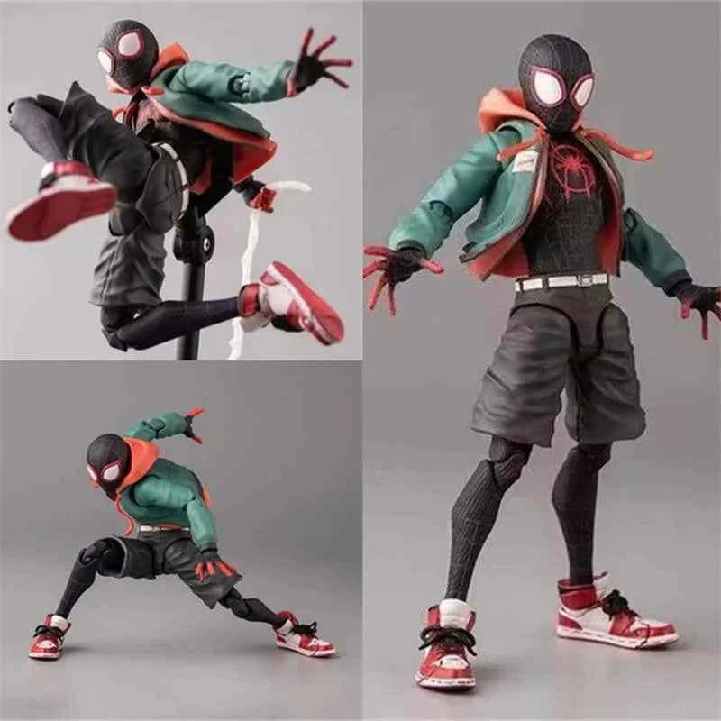2026 Popular New Thousand Value Practice Parallel Universe Miles Spider Man Super Mobile Handheld Toy Marvel Doll Model Gift