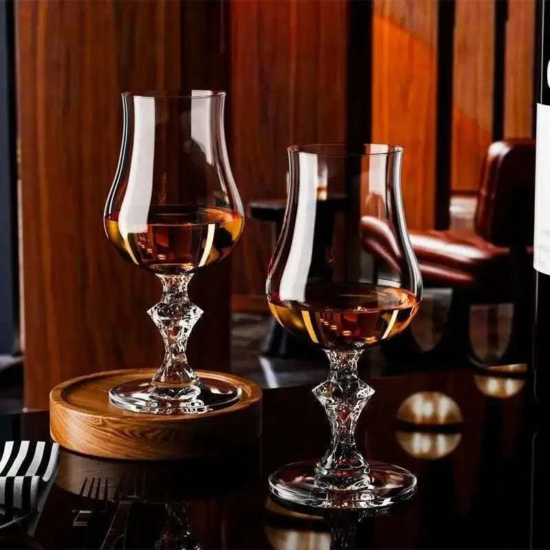 Premium Crystal Whiskey Tasting Glass - Professional Snifter