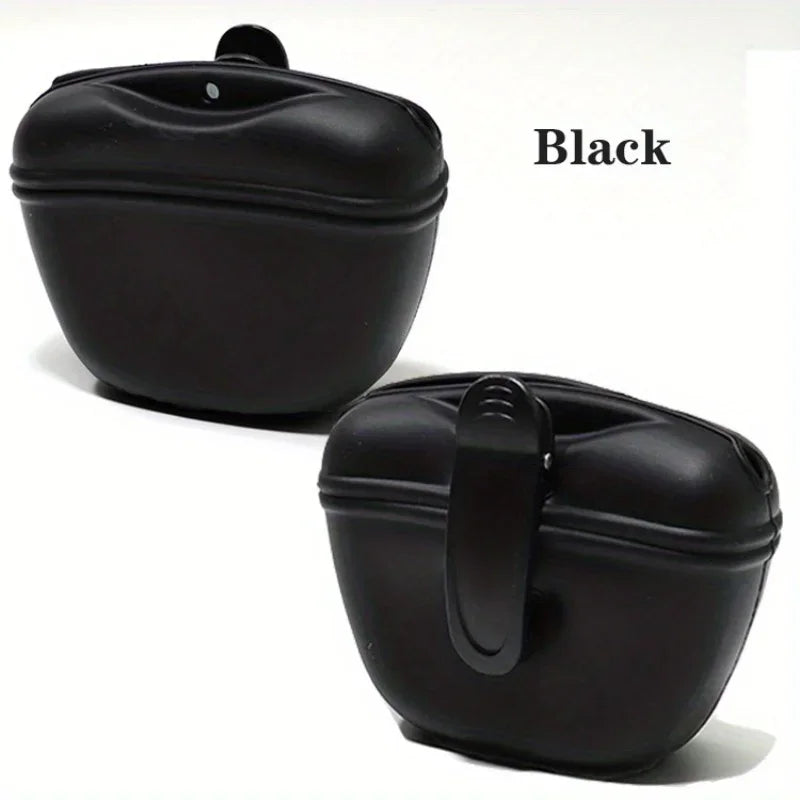 Premium Silicone Dog Treat Pouch - Portable Training Bag