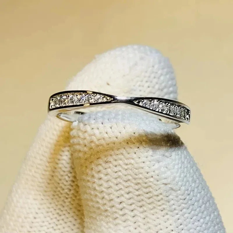 Elegant Eternity Ring - Brilliant Round Zirconia Wedding Band