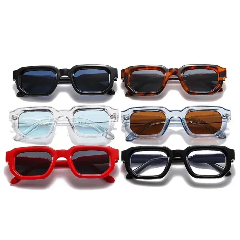Designer Square Sunglasses - Retro UV400 Protection Shades