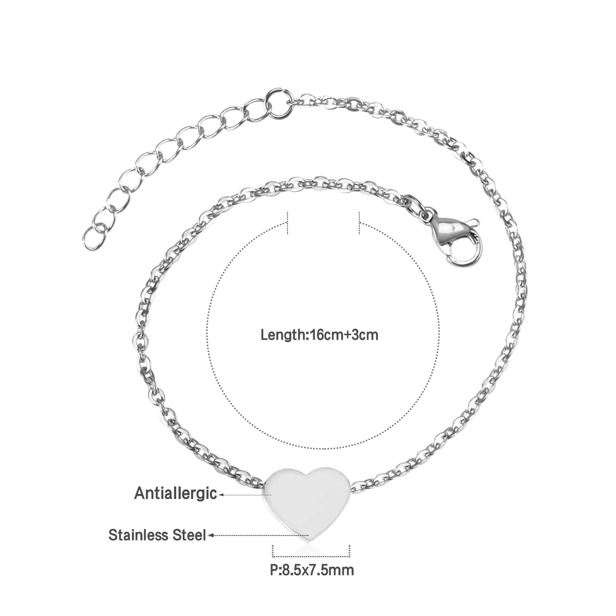 Elegant Gold Plated Stainless Steel Chain Necklace & Bracelet