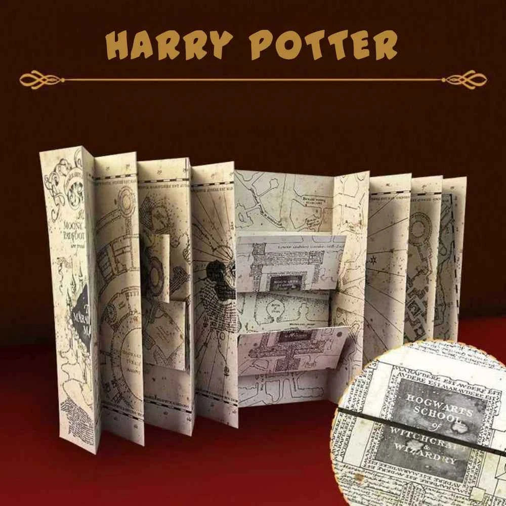 Authentic Wizarding World Map - Magical School Cosplay Prop