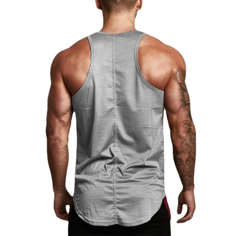 Ultimate Men's Workout Tank Top - Breathable Mesh Fitness Vest
