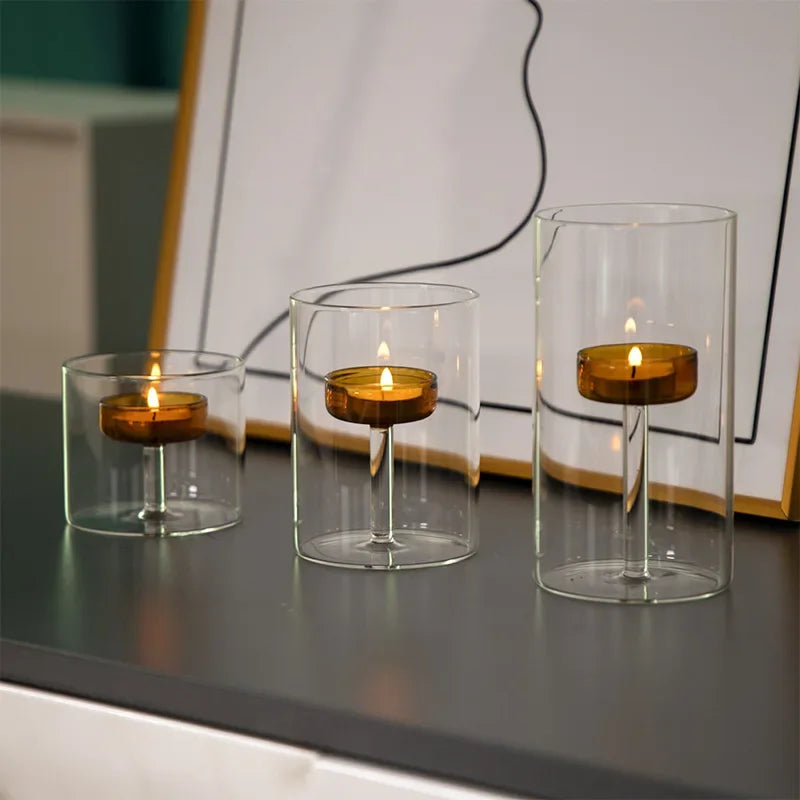 Elegant Luxury Dining Candle Holder - Romantic Table Decor
