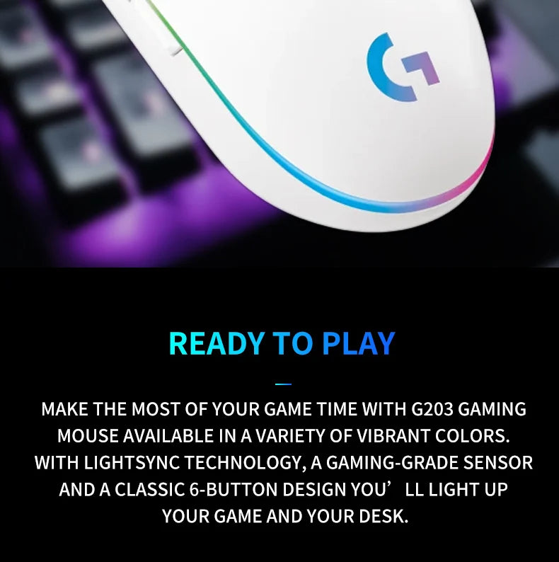 Premium Gaming Mouse with 6 Programmable Buttons & RGB