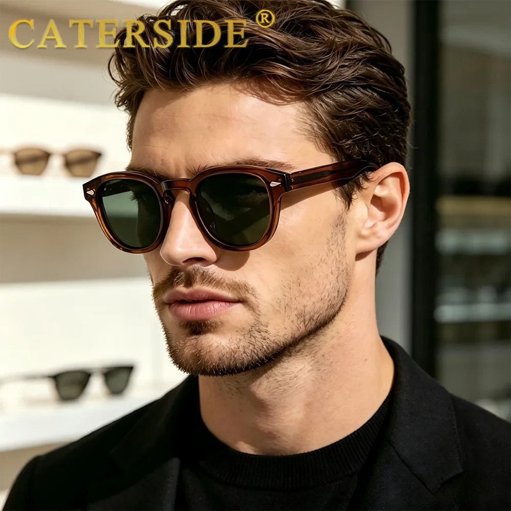 Retro Round Sunglasses - Premium UV400 Vintage Eyewear