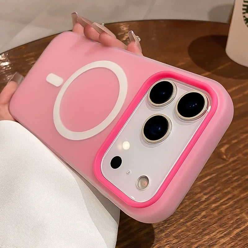 Luxury Magnetic Shockproof iPhone Case - Liquid Silicone