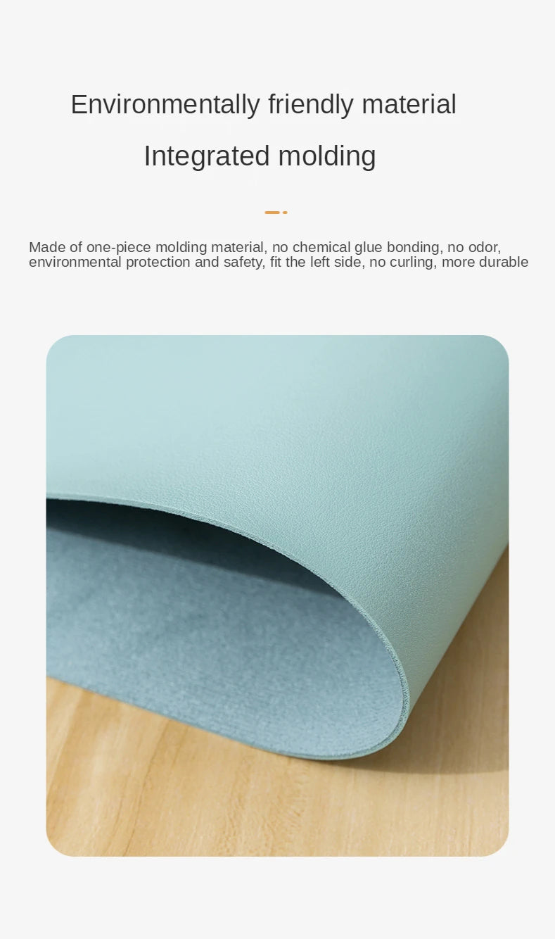Premium Small Leather Mouse Pad - Non-Slip & Waterproof