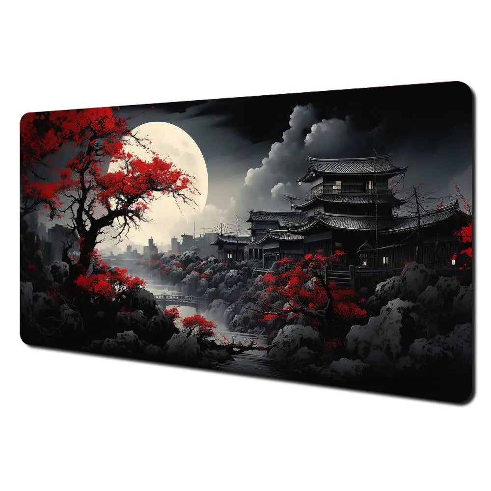Premium Large Mouse Pad - Anti-Slip Art Landscape Desk Mat