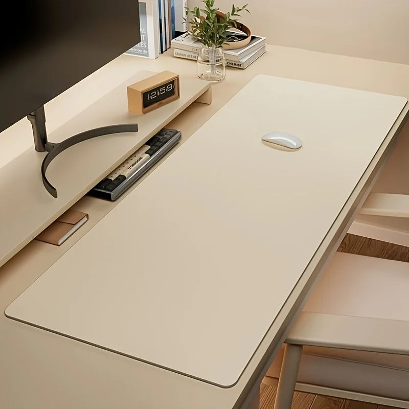 Premium Large Faux Leather Desk Pad - Non-Slip & Waterproof