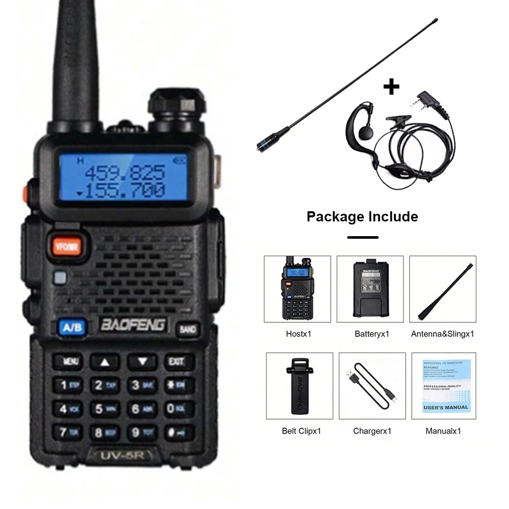 Professional Long Range Two Way Radio - Dual Band Handheld
