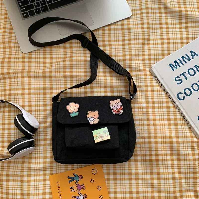 Premium Japanese Harajuku Bag - Versatile Student Crossbody