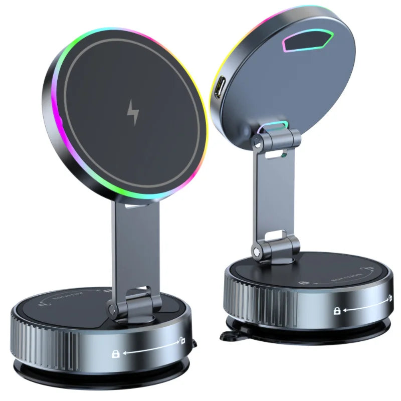 Premium Magnetic Wireless Car Charger Mount - 360° Rotatable