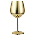 Premium Stainless Steel Wine Goblet - Durable & Elegant 500ml