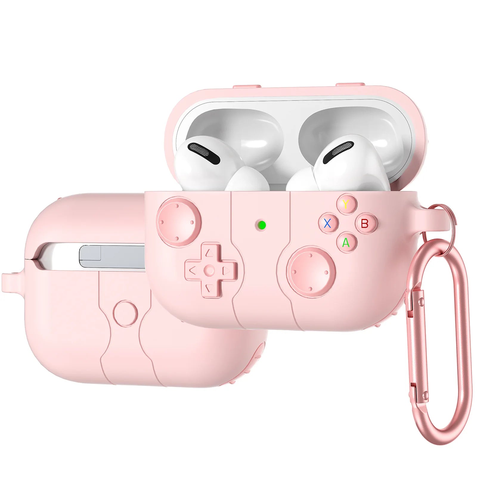 Premium 3D Gaming AirPods Case - Silicone with Keychain