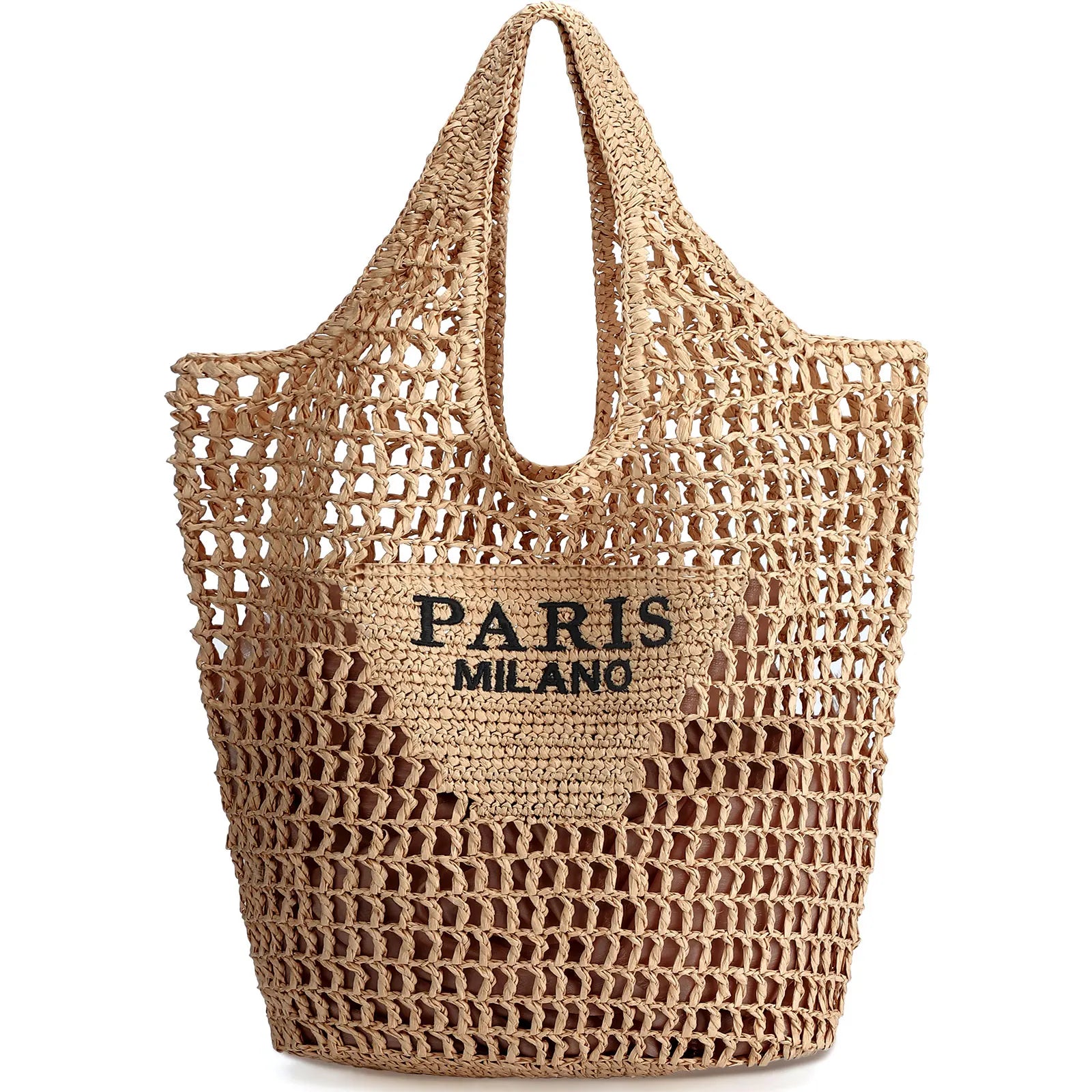 Elegant Woven Tote Bag - Handmade Summer Beach Accessory
