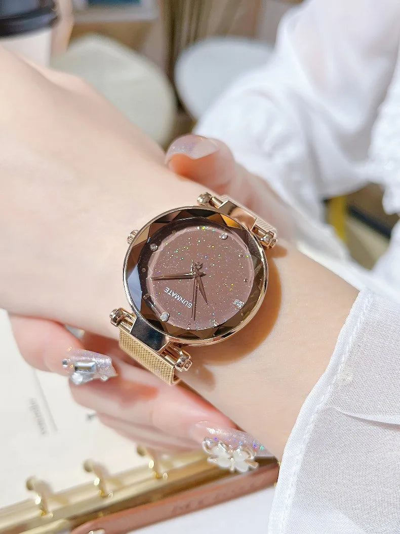 Elegant Ladies Dress Watch - All-Star Design, Waterproof Quartz