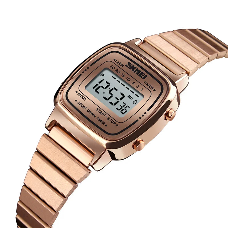 Elegant Women Bracelet Watch - Luxury Stainless Steel Wristwatch