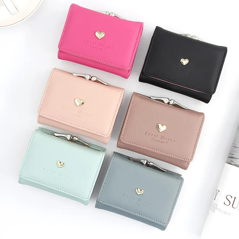 Luxury Women Mini Wallet - Compact Leather Card Holder