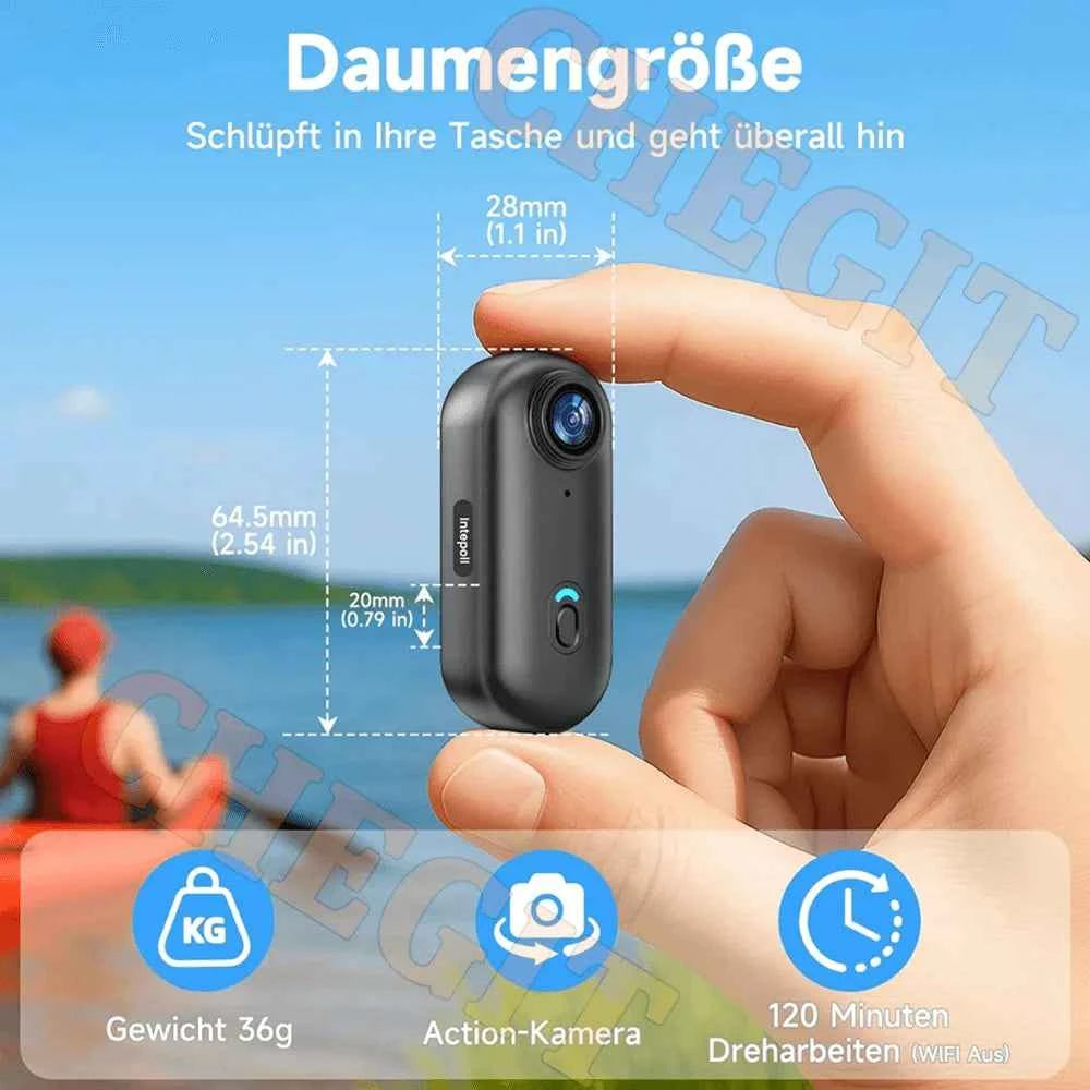 Professional Mini Action Camera - 4K HD Lightweight POV Recorder