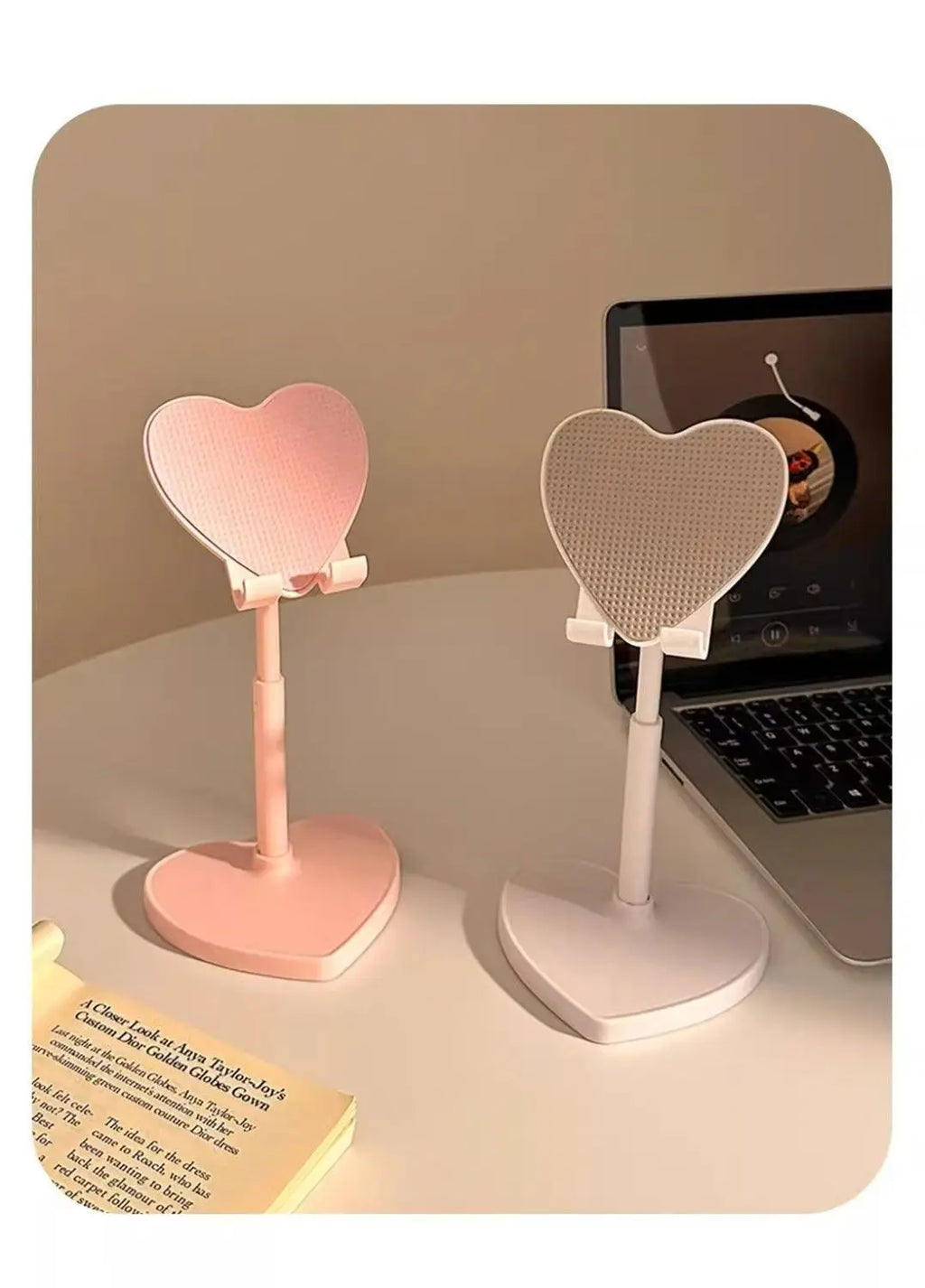 Premium Adjustable Phone Stand - Extendable Tablet Holder