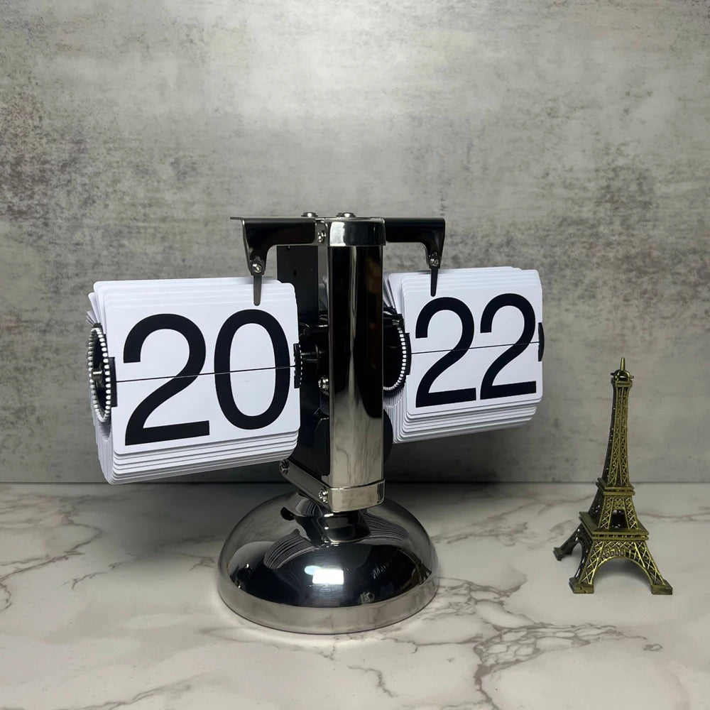 Elegant Automatic Flipping Clock - Modern Home Decor