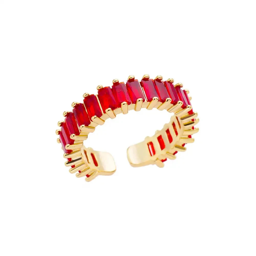 Luxury Classic Gold Stainless Steel Ring for Women