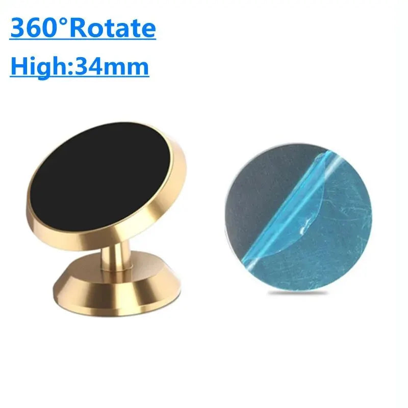 Premium Magnetic Car Phone Holder - 720° Rotation Dashboard Mount