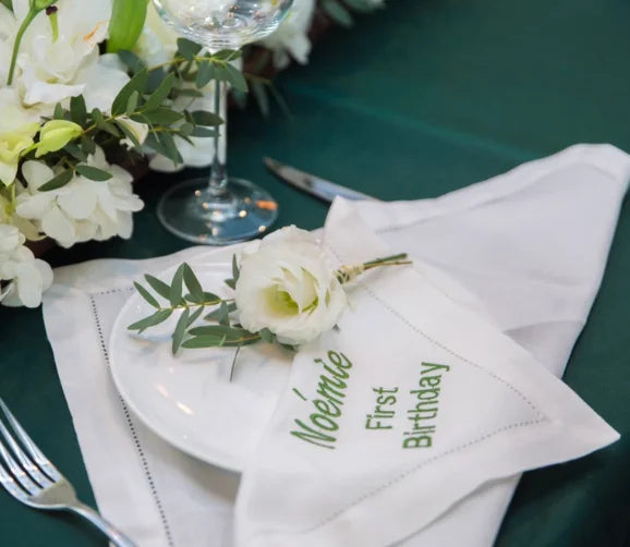 Elegant Customizable Silk Napkin - Formal Dining
