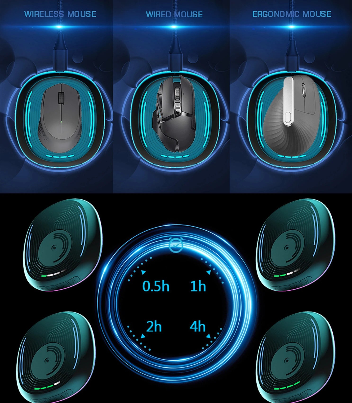 Premium Mouse Jiggler with Timer - Undetectable & Silent