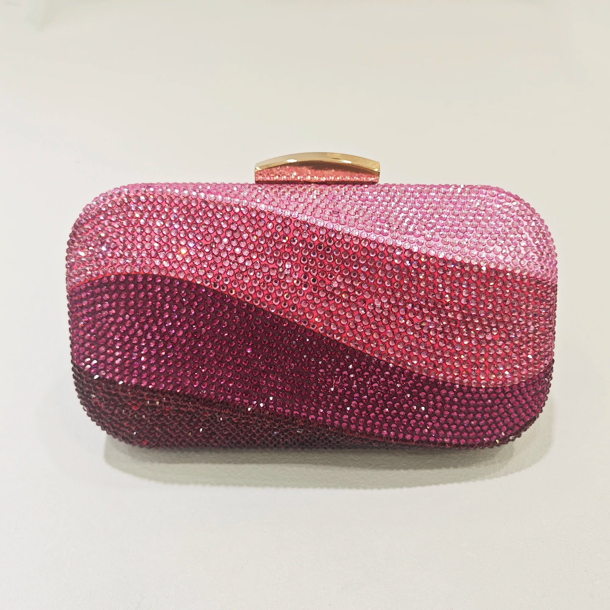 Elegant Crystal Clutch Evening Bag - Luxury Minaudiere Handbag