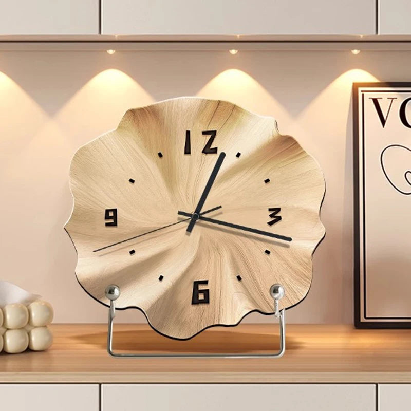Premium Modern Silent Desk Clock - Nordic Interior Luxury