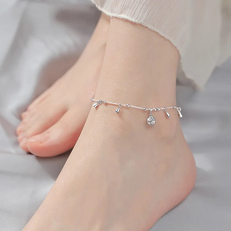 Vintage Bell Anklets - Golden palace design ankle bracelet with delicate bells