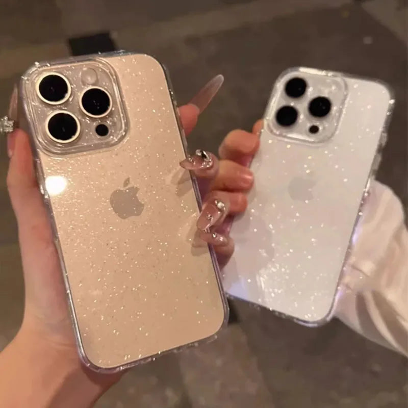 Luxury Glitter Phone Case - Sparkle Shockproof Clear Cover