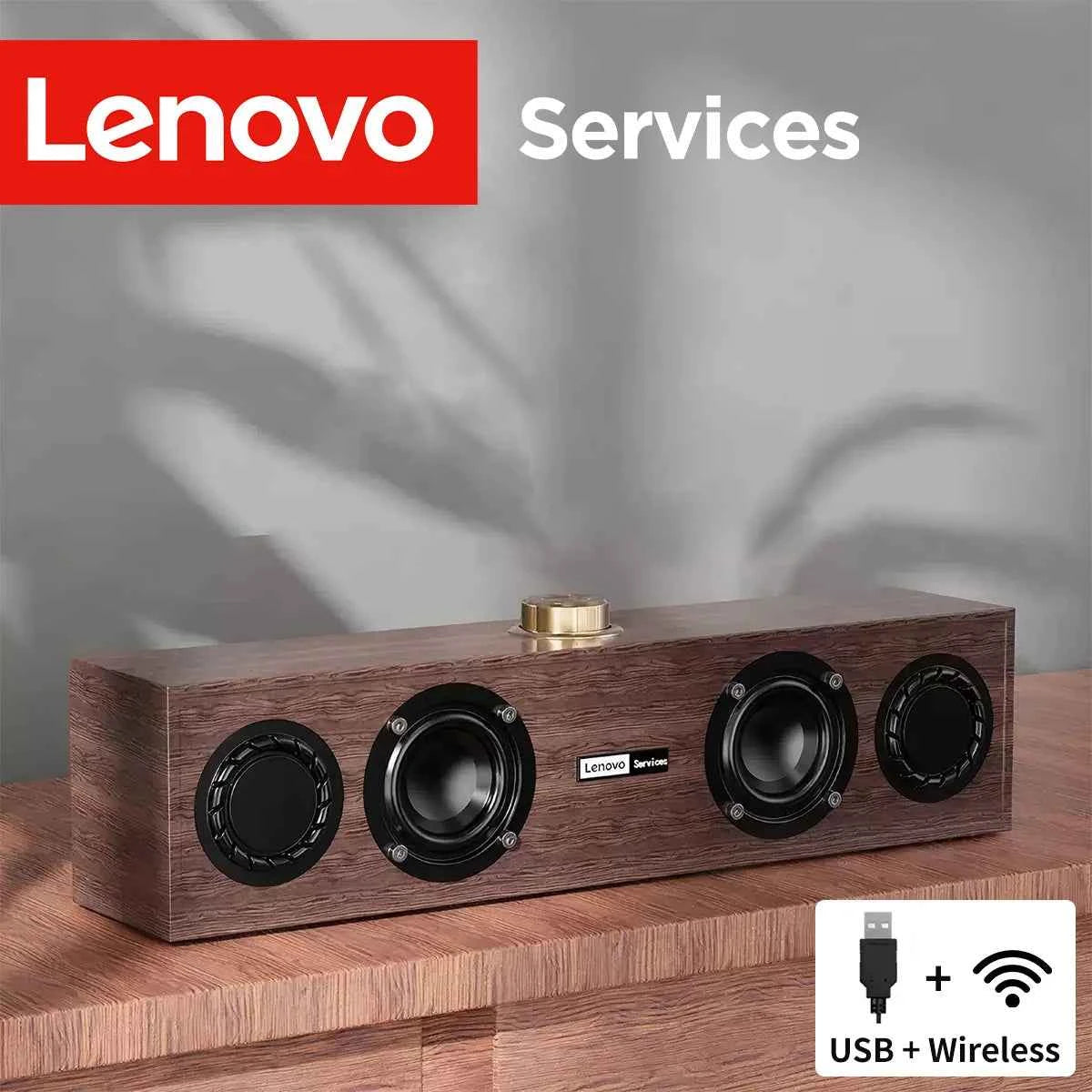 Retro Bluetooth Speaker - Wireless Wood Desktop Audio