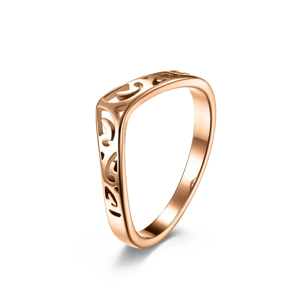 Luxury 2mm Stainless Steel Ring - Minimalist Band