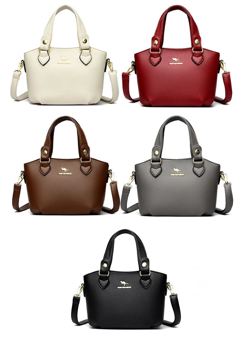 Luxury Leather Tote Bag - Elegant & Spacious