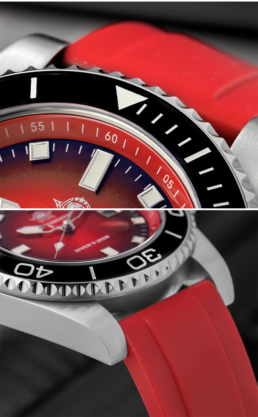 Luxury Men's Diving Watch - 200M Waterproof & Luminous