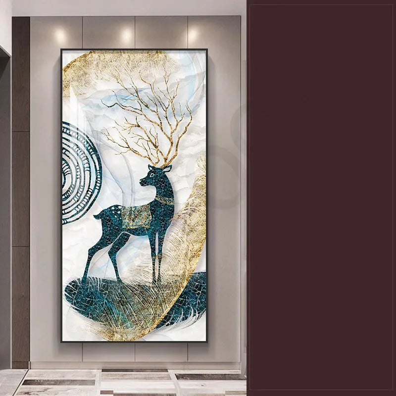 Luxury European LED Wall Painting - Illuminated Art Decor