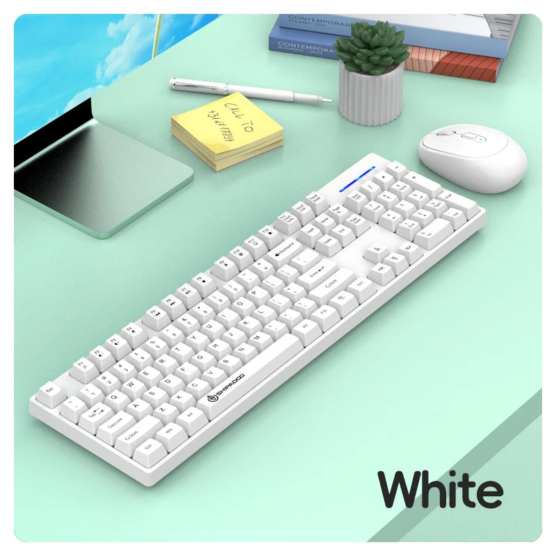 Premium Wireless Keyboard Mouse Combo - Silent & Ergonomic
