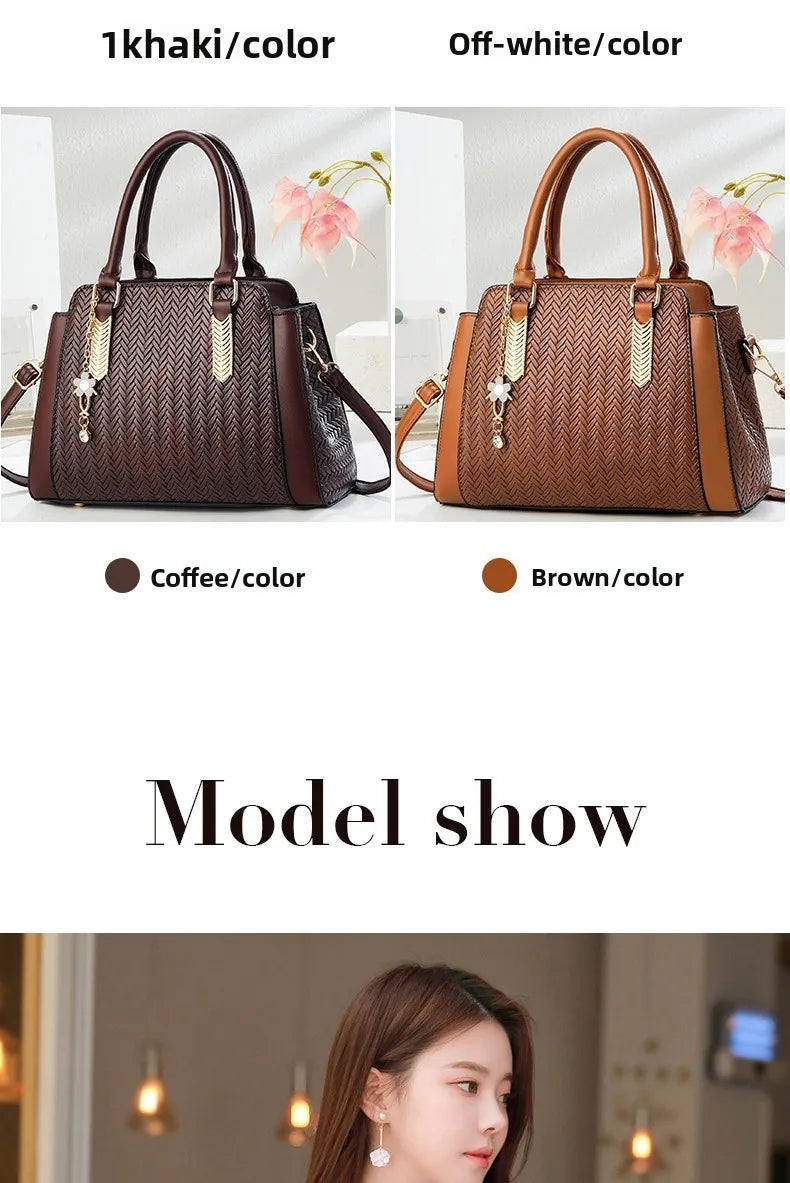 Elegant Commuter Bag - Large Capacity Single Shoulder Style