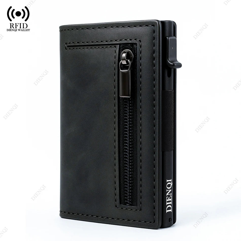 Minimalist Credit Card Holder - Premium Slim Pop Up Wallet