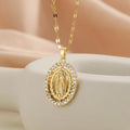 Elegant Colorful Zircon Necklace - Light & Versatile Design