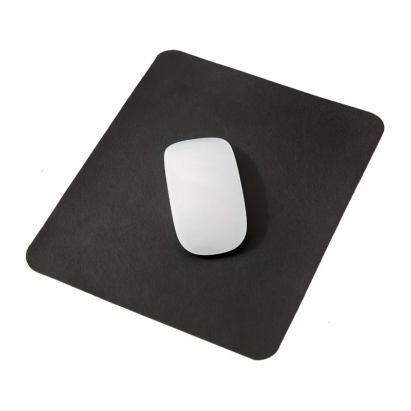 Premium Small Waterproof Mouse Pad - Double-Sided PU Leather