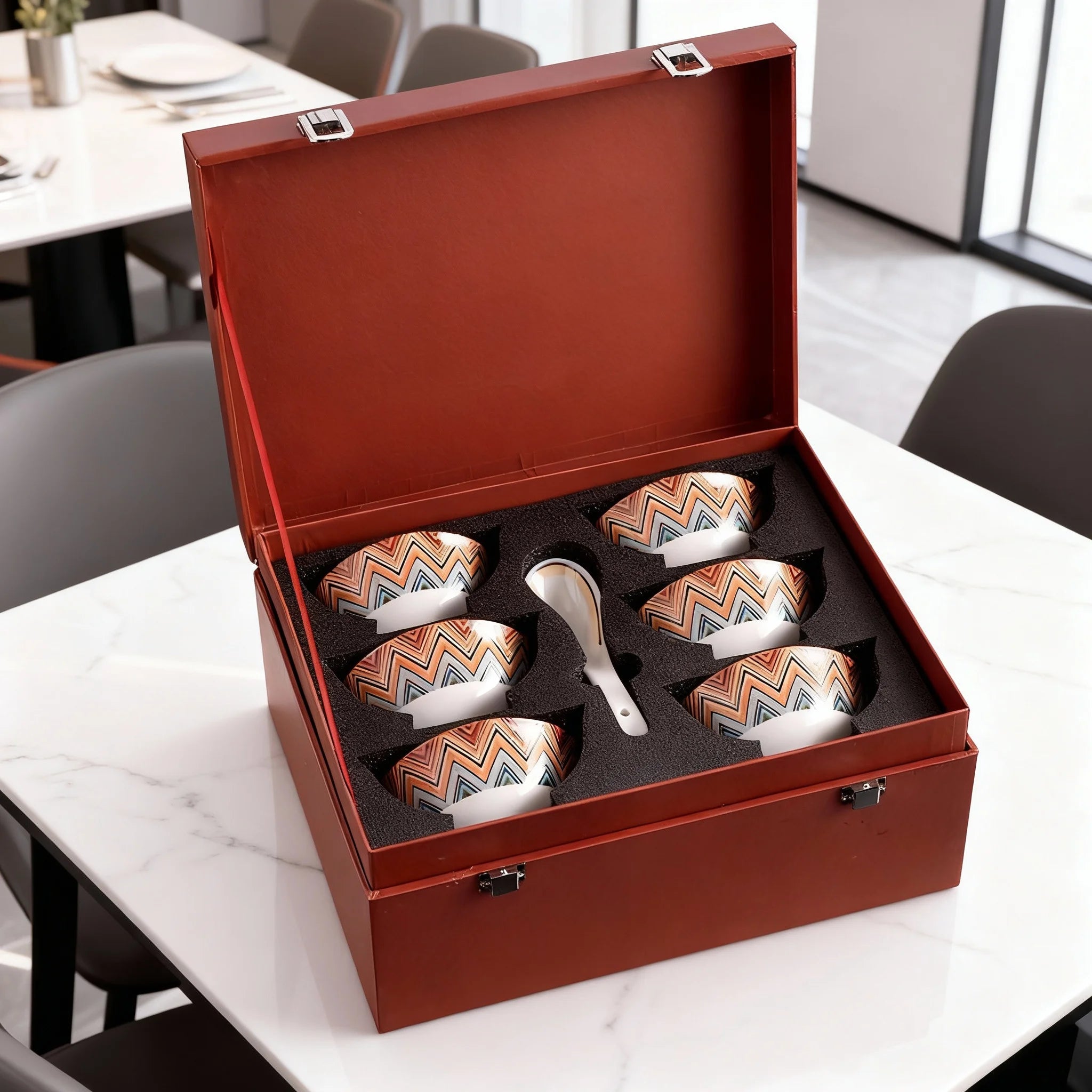 Elegant Ceramic Coffee Set - Complete Tableware Collection