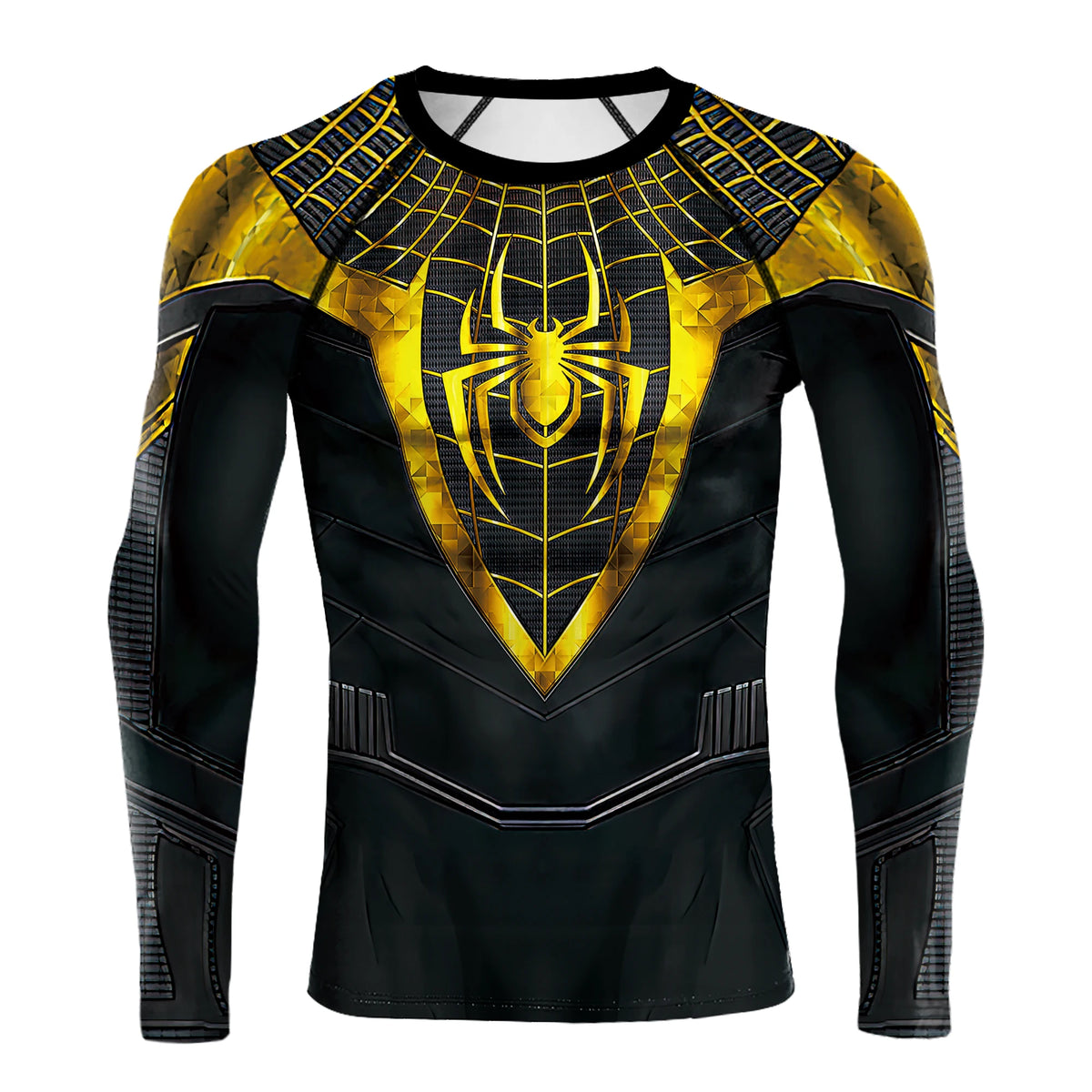 Spider Superhero Long Sleeve Compression Shirt - Premium Cosplay