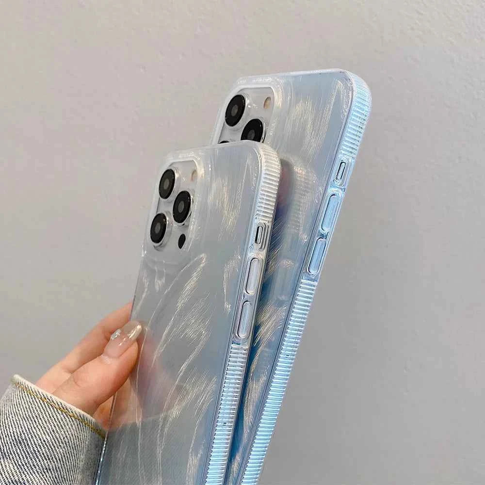 Luxury Gradient Silicone Phone Case - Shockproof Bumper Cover