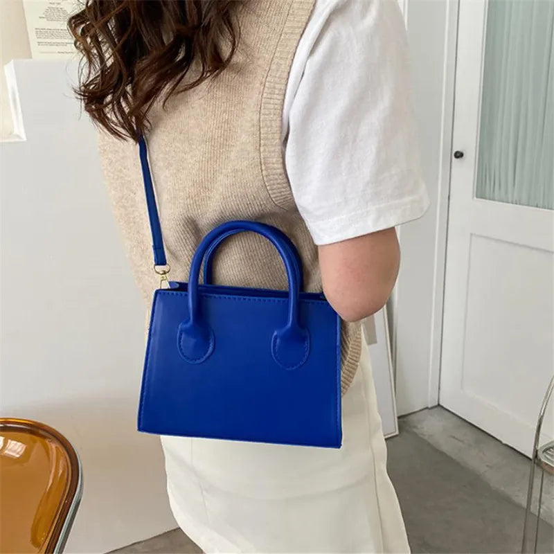 Elegant Mini Crossbody Bag - Chic Top Handle Purse