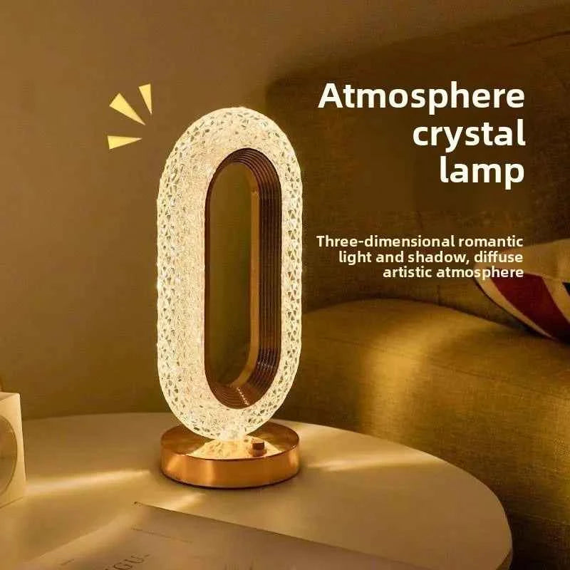 Elegant Luxury Bedside Lamp - Touch Night Light